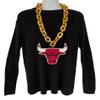 aminco Chicago Bulls Fan Chain, Gold view 2