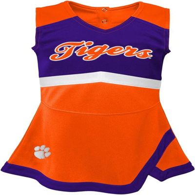 Outerstuff Girls Infant NCAA Cheer Captain Jumper Dress (US, Age, 4 Years, Clemson Tigers) Multicolor