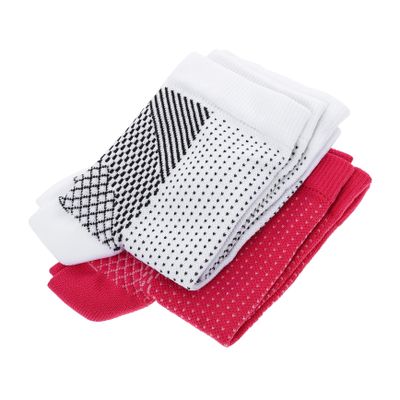 Anneome 4pcs Ankle Support Pads Nylon Ankle Guards for Basketball Badminton Running Cycling Weightlifting