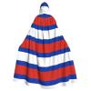 DRTGEDS Russian Flag Halloween Cloak, Hooded Cape Cosplay Costume Adult Robe Cloak For Men And Women view 1