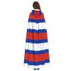 DRTGEDS Russian Flag Halloween Cloak, Hooded Cape Cosplay Costume Adult Robe Cloak For Men And Women view 4