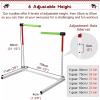 HDYZJQ Adults Youth Kids Hurdles for Track and Field, Detachable Metal Hurdle with 180 Degree Rotatable Foam Pole, Speed and Agility Training Equipment for School Gym Backyard(21-31in) view 3