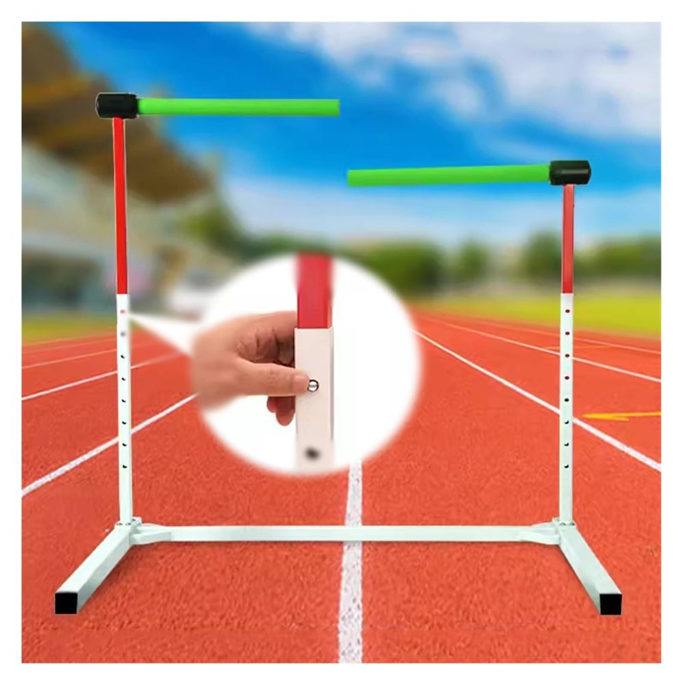 HDYZJQ Portable Training Hurdles for Athletes Footwork, Adjustable Height Agility Hurdles/Metalized Foam Hurdle, Detachable Sports Speed Hurdles