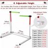 HDYZJQ Portable Training Hurdles for Athletes Footwork, Adjustable Height Agility Hurdles/Metalized Foam Hurdle, Detachable Sports Speed Hurdles view 3
