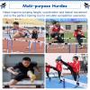 HDYZJQ High Hurdles Training Equipment for Track, Practice Hurdles 30 Inch to 42in Adjustable Height, Speed Training Hurdles Enhance Agility and Speed view 2