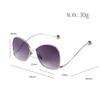 HPIRME Vintage Irregular Sunglasses Women Sunglass Gradient Female Glasses,C2 Pink,one size view 2