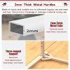 HDYZJQ Metalized Foam Hurdles Track and Field, Set of 5 Speed Training Hurdles for Kids Adults, Adjustable Height Agility Training Equipment, Easy Assembly(Adults) view 4