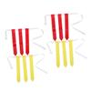 OHPHCALL 4pcs Football Flag Belt Waist Flags for Youth Adults Multi-use for Outdoor Games and Backyard Activities Includes