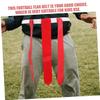 OHPHCALL 4pcs Football Flag Belt Waist Flags for Youth Adults Multi-use for Outdoor Games and Backyard Activities Includes view 3