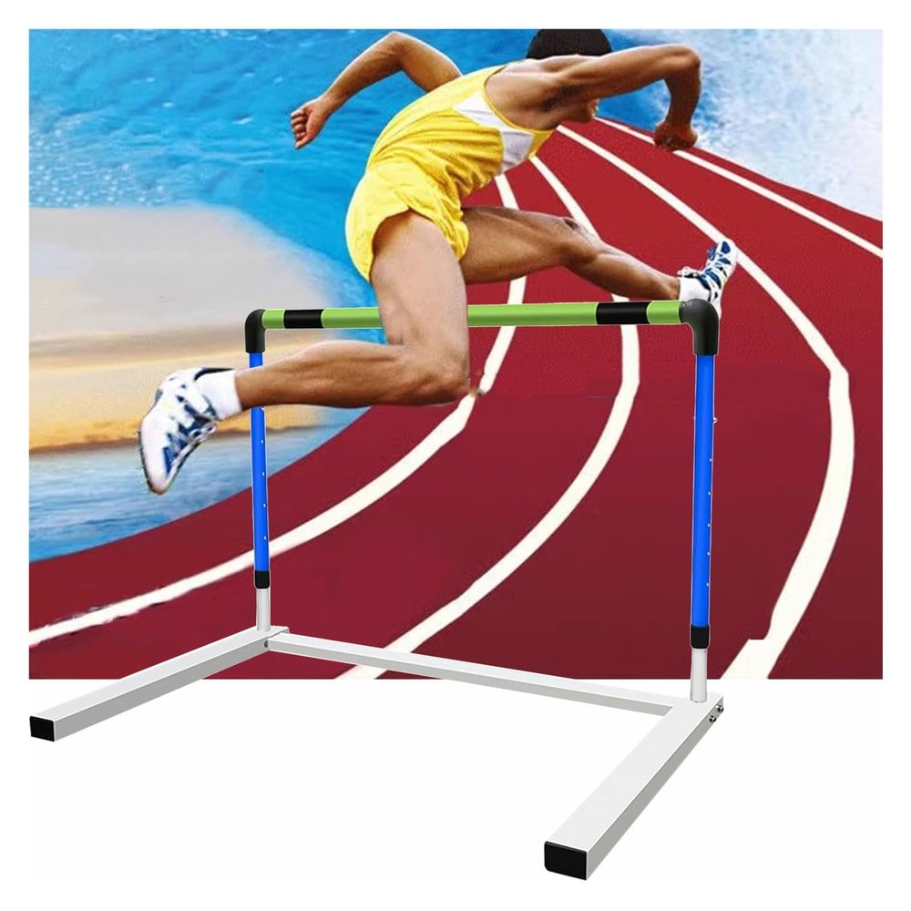 HDYZJQ Pro Track and Field Speed Race Hurdle Blue, 30-42in Height Hurdles Training Equipment for Track, Exercise Adjustable Hurdles for Agility Training