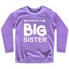 Promoted to Big Sister Shirt for Little Girls Toddler Baby Announcement Outfits (US, Age, 3 Years, Purple - Long Sleeve) view 1