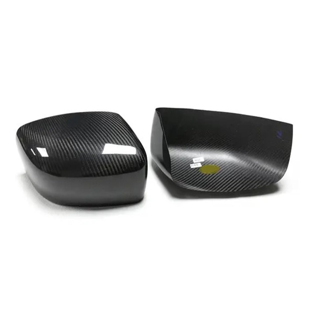 Dry Carbon Fiber Mirror Cover Compatible For Maserati Ghibli Quattroporte Side Rearview Mirror Caps Replacement Styling 2017 2018 2019(2013-2015 Add On)