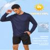 5 Pack Mens Long Sleeve Quick Dry Active Athletic T Shirt Running Gym Workout Tee Tops view 3