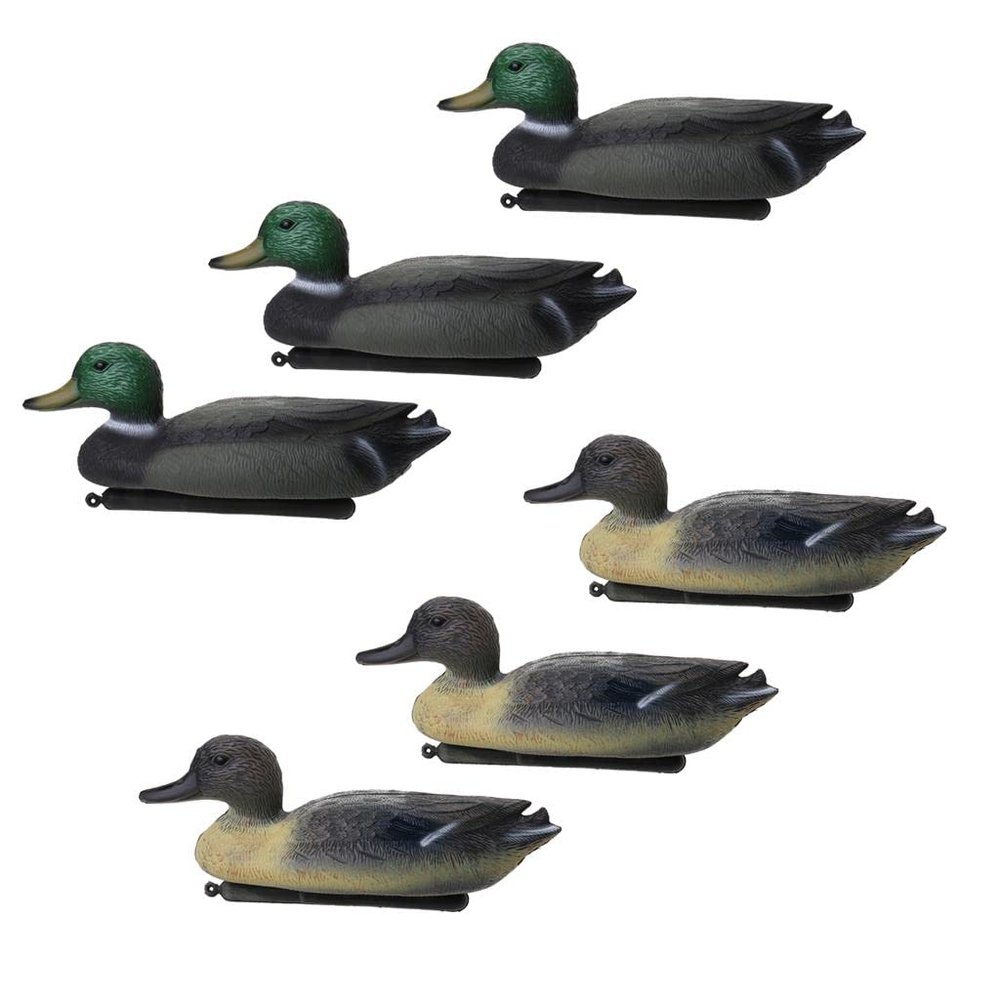 8X PE Lifelike 14" Hunting Male/Drake Duck Decoy, G