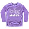 Big Sister Shirt Big Sister Announcement Toddler Shirts Girl Promoted Outfit Baby Girls Heart tee (US, Age, 6 Years, Purple - Long Sleeve) view 1