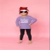 Big Sister Shirt Big Sister Announcement Toddler Shirts Girl Promoted Outfit Baby Girls Heart tee (US, Age, 6 Years, Purple - Long Sleeve) view 3