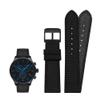 18mm 19mm 20mm 21mm 22mm 23mm 24mm Nylon Canvas Watch Band Universal Bracelet for Men Women Sport fit for Tissot fit for Timex fit for Seiko watch(Black-black pin,18mm) view 1