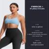 Aoxjox Womens Workout Leggings Metamorph Mid-Rise Hidden Scrunch Tummy Control Gym Training Yoga Pants 27" (Black, Medium) view 3