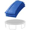 Jorzer Trampoline Spring Cover 8 Ft Waterproof Trampoline Pad Replacement Cover Protective Replacement Parts for Safety Blue, Sports view 1