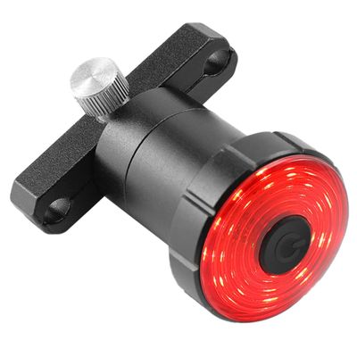 Bike Tail Light Rechargeable Smart Bike Rear Lights Saddle Mounting Brake Sensing Rear LED Accessories for Road, Sports