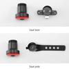 Bike Tail Light Rechargeable Smart Bike Rear Lights Saddle Mounting Brake Sensing Rear LED Accessories for Road, Sports view 3