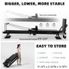 Pilates Reformer for Home Use,AMSINA Foldable Pilates Machine with Headrest & Jumpboard , Pilates Home Equipment with Foot Straps view 2