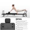 Pilates Reformer for Home Use,AMSINA Foldable Pilates Machine with Headrest & Jumpboard , Pilates Home Equipment with Foot Straps view 3