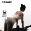 Pilates Reformer for Home Use,AMSINA Foldable Pilates Machine with Headrest & Jumpboard , Pilates Home Equipment with Foot Straps view 4