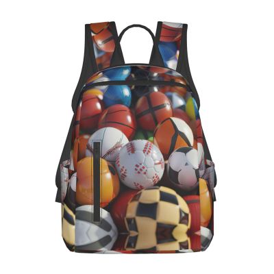 AOLXDE Sports Ball Lightweight Outdoor Backpack Functional Bag For Travel Work And Hiking Backpack For Men