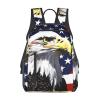 AOLXDE Bald Eagle Flag Lightweight Outdoor Backpack Functional Bag For Travel Work And Hiking Backpack For Men view 1