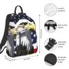 AOLXDE Bald Eagle Flag Lightweight Outdoor Backpack Functional Bag For Travel Work And Hiking Backpack For Men view 4