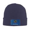 MULIHU Flag of Oklahoma Beanie Hat for Men Women Winter Warm Knit Hats Ski Hat Skull Cap Navy Blue view 2