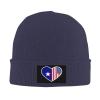 I Love America and Bonnie Blue Flag Beanie Hat for Men Women Winter Warm Knit Hats Ski Hat Skull Cap view 2