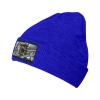 Silk Style Flag of West Virginia Beanie Hat for Men Women Winter Warm Knit Hats Ski Hat Skull Cap Blue view 1