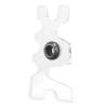 Nurnesy Clear Plastic Pool Plastic Billiard Bridge Bridge Pool Stick Holder Acrylic Billiard Bridge view 2