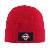 Hand Tear Flag of West Virginia Beanie Hat for Men Women Winter Warm Knit Hats Ski Hat Skull Cap Red view 2