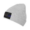 MULIHU Smoke Style Thin Line Red White Blue Flag Beanie Hat for Men Women Winter Warm Knit Hats Ski Hat Skull Cap view 1