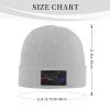 MULIHU Smoke Style Thin Line Red White Blue Flag Beanie Hat for Men Women Winter Warm Knit Hats Ski Hat Skull Cap view 3