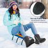 Ecetana Womens Winter Boots Snow Waterproof Ankle Booties with Fur Lined Warm Anti-Slip Comfortable Zipper Outdoor Walking Shoes view 2