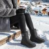 Ecetana Womens Winter Boots Snow Waterproof Ankle Booties with Fur Lined Warm Anti-Slip Comfortable Zipper Outdoor Walking Shoes view 3