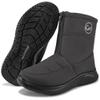 Ecetana Womens Winter Boots Snow Waterproof Ankle Booties with Fur Lined Warm Anti-Slip Comfortable Zipper Outdoor Walking Shoes view 1