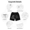 Custom shortss Men Personalized Short with Logo Text Photo Custom Swimshort Design Your own Mesh Lining Black X-Large view 4