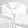 Dots Pattern Black White T Shirts Golf Tank Top Woman Moisture Wicking Tenis Tops Sleeveless T Shirts Dry Fit Breathable Sweat Vests view 4