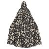 DRTGEDS Guitar Pattern Unisex Adult Full Length Hooded Cape Full Length Halloween Christmas Costume Party Cloak view 1