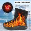 Ecetana Womens Winter Boots Snow Waterproof Ankle Booties with Fur Lined Warm Anti-Slip Comfortable Zipper Outdoor Walking Shoes view 4