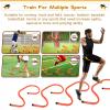 HDYZJQ Mini Hurdles for Track and Field, 6" 9 12 16 20 24 Inch Speed Hurdles for Agility Training, Kids/Athletes/Basketball/Baseball/Soccer/Football Indoor Outdoor Sports Equipment(15cm/6in) view 3