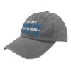 Youcan Not Scare Me I'm A Retired Police Officer Baseball Cap Men Tennis Hat for Women Running Cap Quick Dry Sun view 2