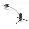 Butane Adapter Stand Type Remote Stove for Camping Backpacking Butane Gas Fuel Canister w/Hose Z23-VC (Black) view 1