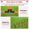 HDYZJQ PVC Pipe Agility Training Hurdles 5 Pack, 6 9 12 16 20 Inch Hurdles Training Equipment for Football/Tennis/Volleyball/Softball/Basketball, Obstacle Course Hurdle for Kids(Yellow) view 4