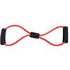8 Shaped Tension Band, Resistance Stretch Rubber Band Training Rope Tube Strength Training Equipment Workout Fitness Exercise for Yoga Gym (Red)